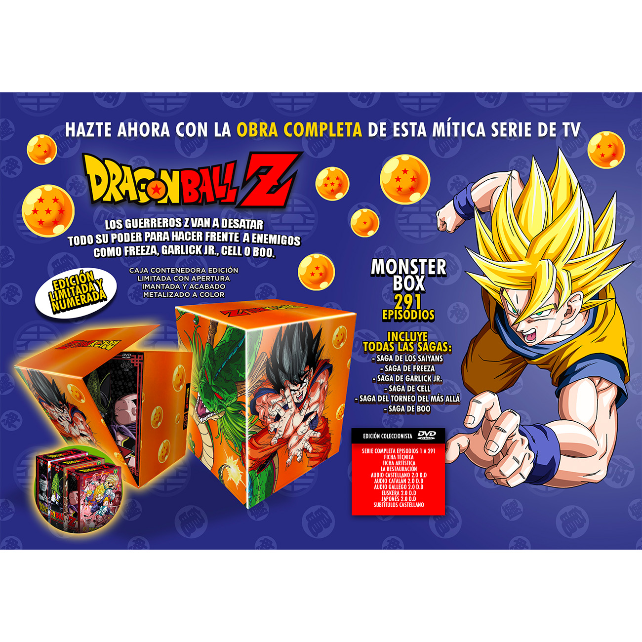 Dragon Ball Z Monster Box 2023. Dvd...