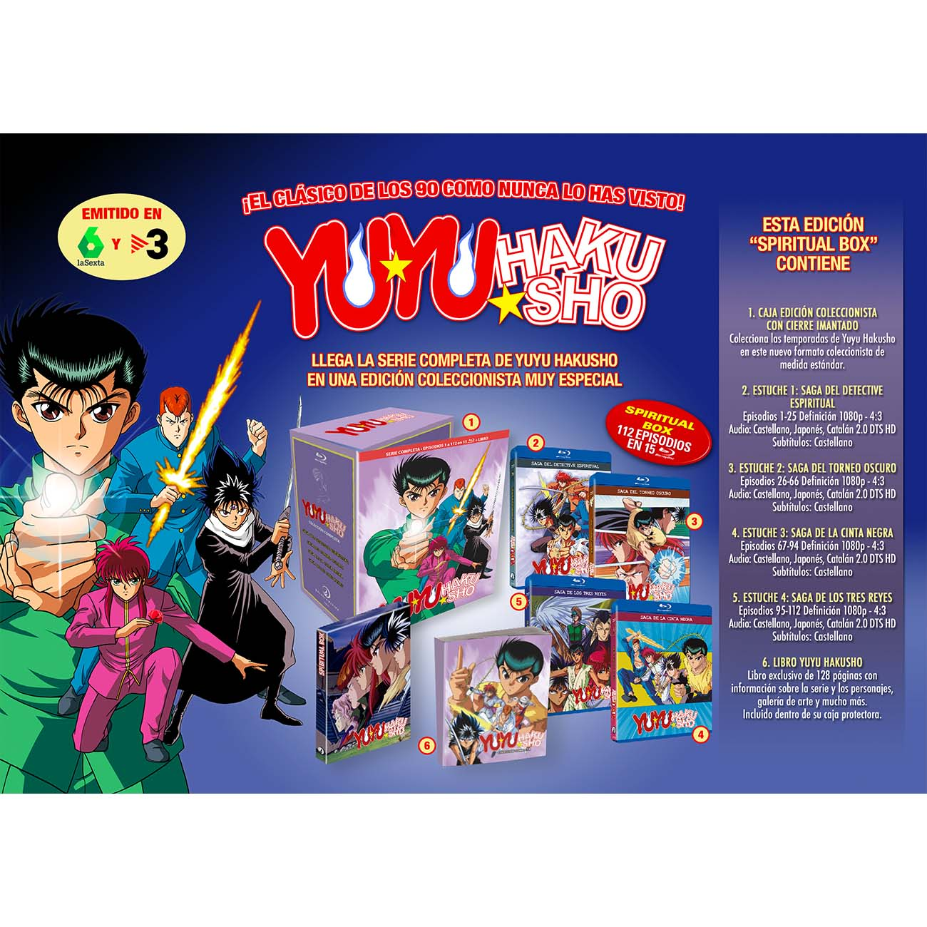 Yuyu Hakusho. Blu-ray Monster Box 2023