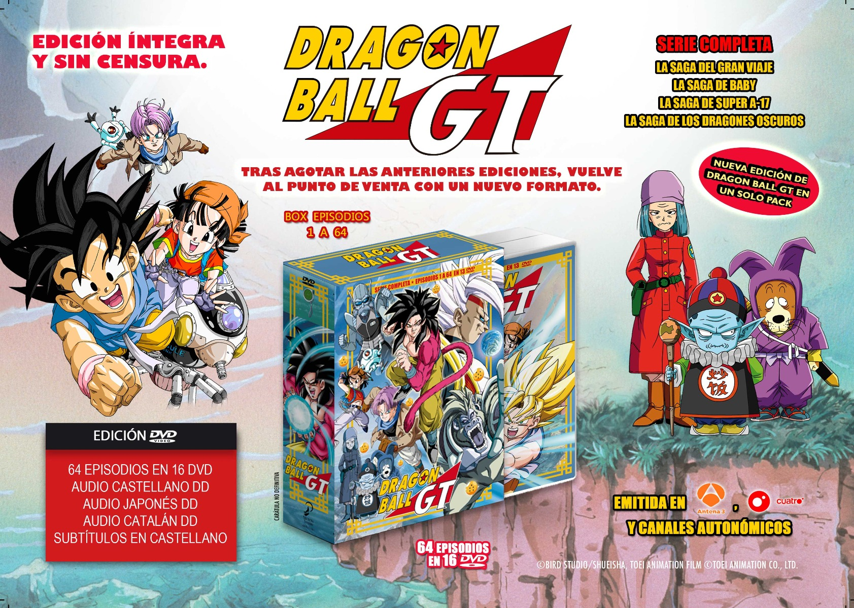 Dragon Ball Gt - Komplette Serie -...