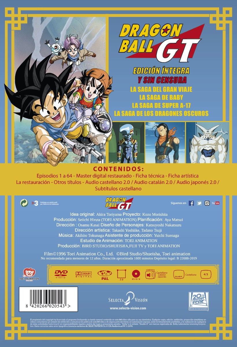 Dragon Ball Gt - Komplette Serie -...