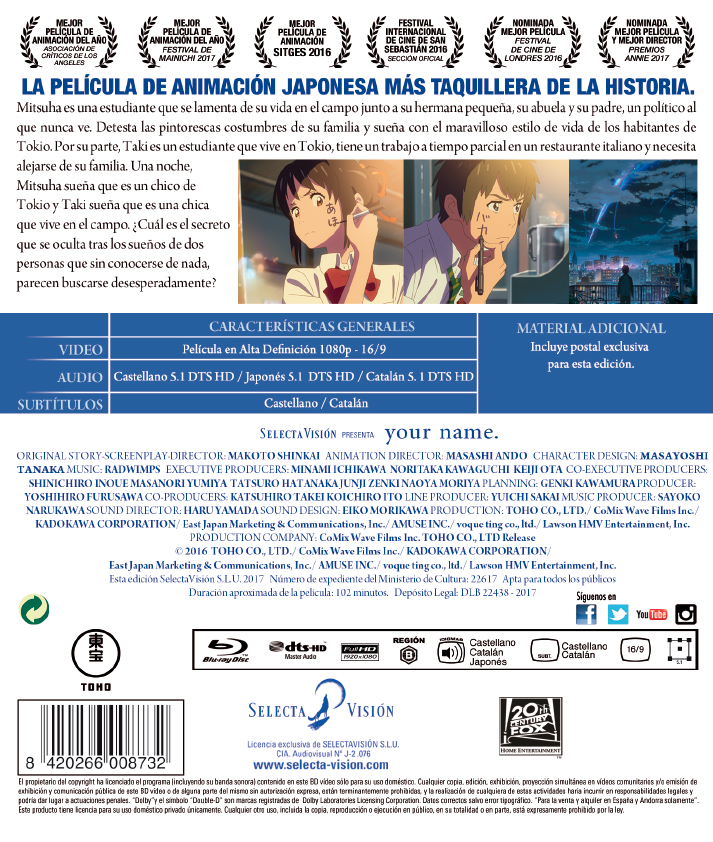 Your Name Bluray