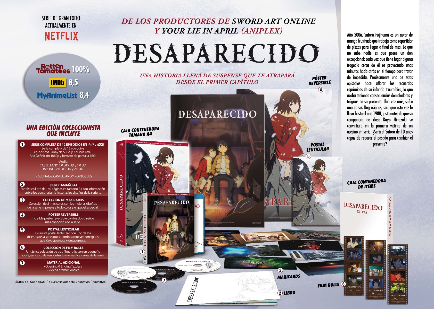 Desaparecido - Bluray Coleccionista A4